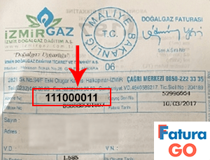 izmirgaz doğalgaz fatura örneği